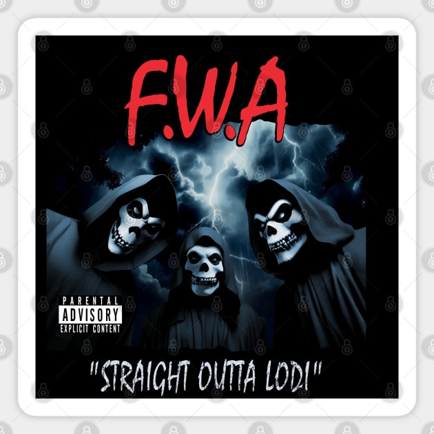 Straight Outta Lodi Magnet by Daemon Manga